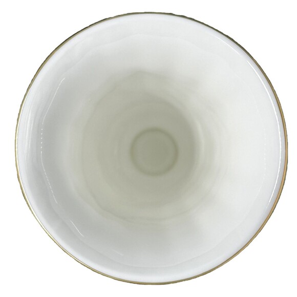 Vintage Mikasa Floral Bone China Vase with Gold Rim made in Japan 6.25 In Tall - Picture 5 of 6